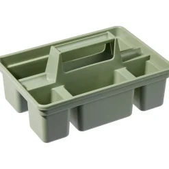 Gifi Rangement|Panier de rangement compartimenté vert