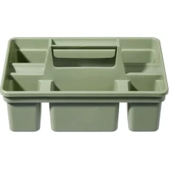 Gifi Rangement|Panier de rangement compartimenté vert