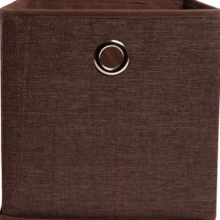 Gifi Rangement|Panier de rangement déco marron
