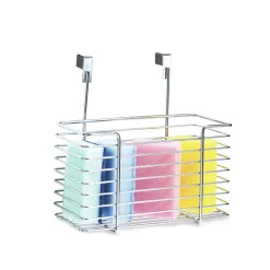 Gifi Rangement|Panier de rangement en inox pour porte de placard