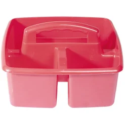 Gifi Rangement|Panier de rangement en plastique 3 compartiments 23x23xH9 cm