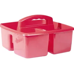Gifi Rangement|Panier de rangement en plastique 3 compartiments 23x23xH9 cm
