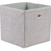 Gifi Rangement|Panier de rangement polyester gris