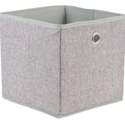 Gifi Rangement|Panier de rangement polyester gris