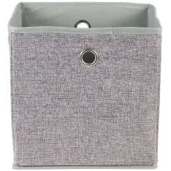 Gifi Rangement|Panier de rangement polyester gris