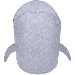 Gifi Rangement|Panier de rangement pour enfant forme requin gris