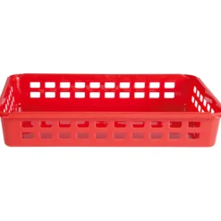 Gifi Rangement|Panier de rangement rouge