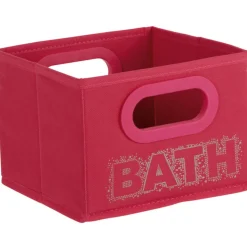 Gifi Rangement|Panier de rangement rouge