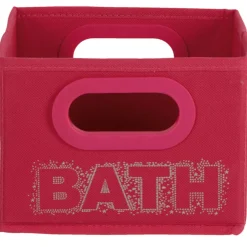 Gifi Rangement|Panier de rangement rouge