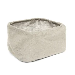 Gifi Rangement|Panier de rangement vert ou marron 17x12xH10cm - 2 modèles