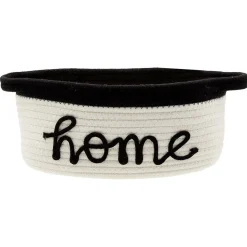 Gifi Rangement|Panier en coton Smile Love ou Home