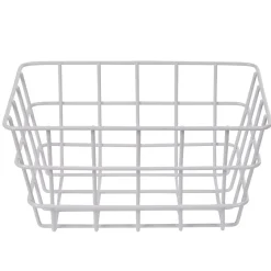 Gifi Entretien Du Linge|Panier métal filaire blanc