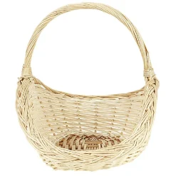 Gifi Chauffage^Panier porte bûche osier petit modèle