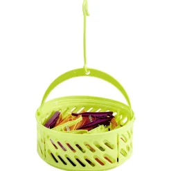 Gifi Entretien Du Linge|Panier rond avec pince à linge x 30