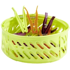 Gifi Entretien Du Linge|Panier rond avec pince à linge x 30