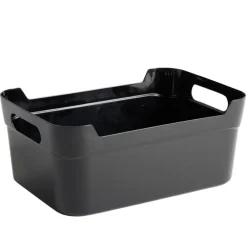 Gifi Rangement|Panière à anses empilable en plastique