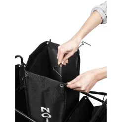 Gifi Entretien Du Linge|Panière 3 en 1 tri du linge à roulettes