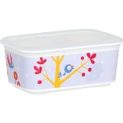 Gifi Rangement|Panière 1,5 L motif arbre et oiseaux