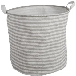 Gifi Entretien Du Linge|Panière à linge coton motif rayures x3