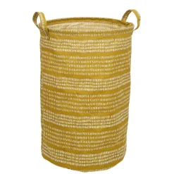 Gifi Entretien Du Linge|Panière à linge en tissu Ø40xH60cm