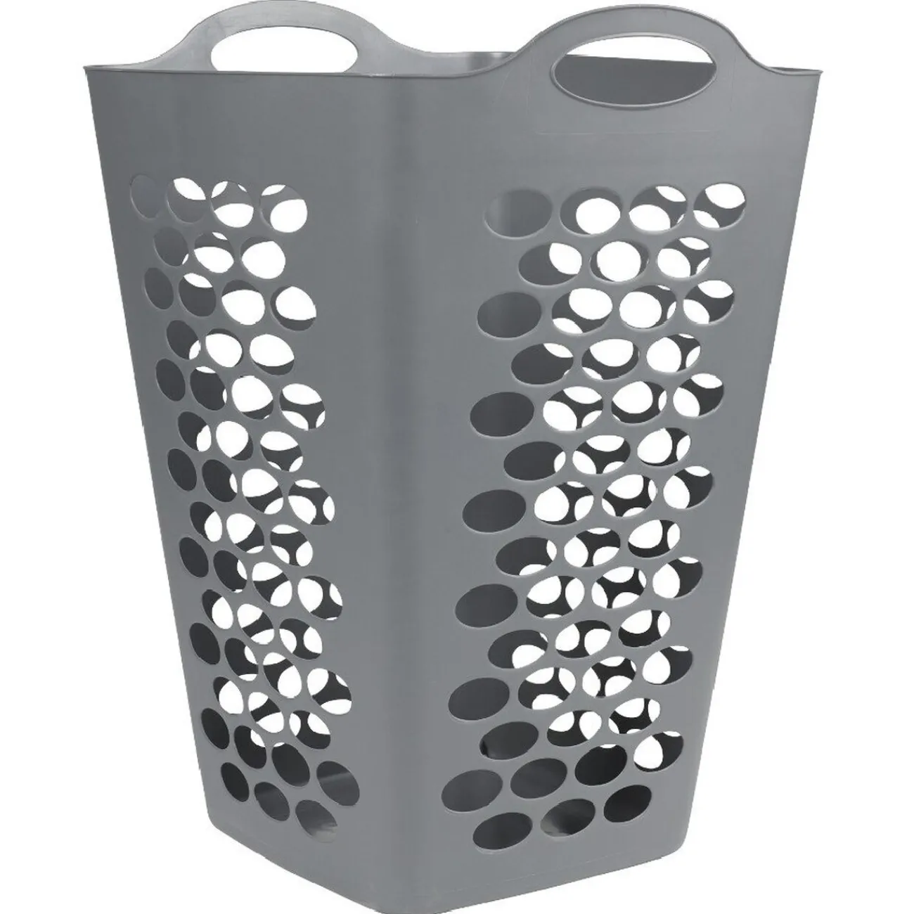 Gifi Entretien Du Linge|Panière à linge flexible 70 L grise