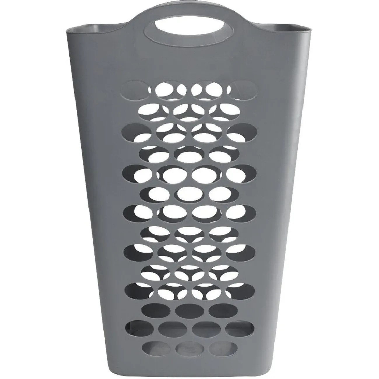 Gifi Entretien Du Linge|Panière à linge flexible 70 L grise