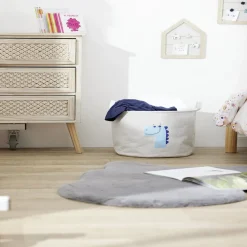 Gifi Entretien Du Linge|Panière à linge licorne en toile Ø30xH25cm