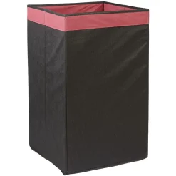 Gifi Entretien Du Linge|Panière à linge noir et rose