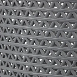 Gifi Entretien Du Linge|Panière à linge ovale avec poignée grise 100 L