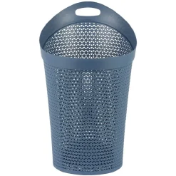Gifi Entretien Du Linge|Panière à linge ovale avec poignée bleue 100 L