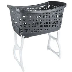 Gifi Entretien Du Linge|Panière à linge sur pieds et roulettes