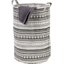 Gifi Entretien Du Linge|Panière à linge waterproof imprimé en coton