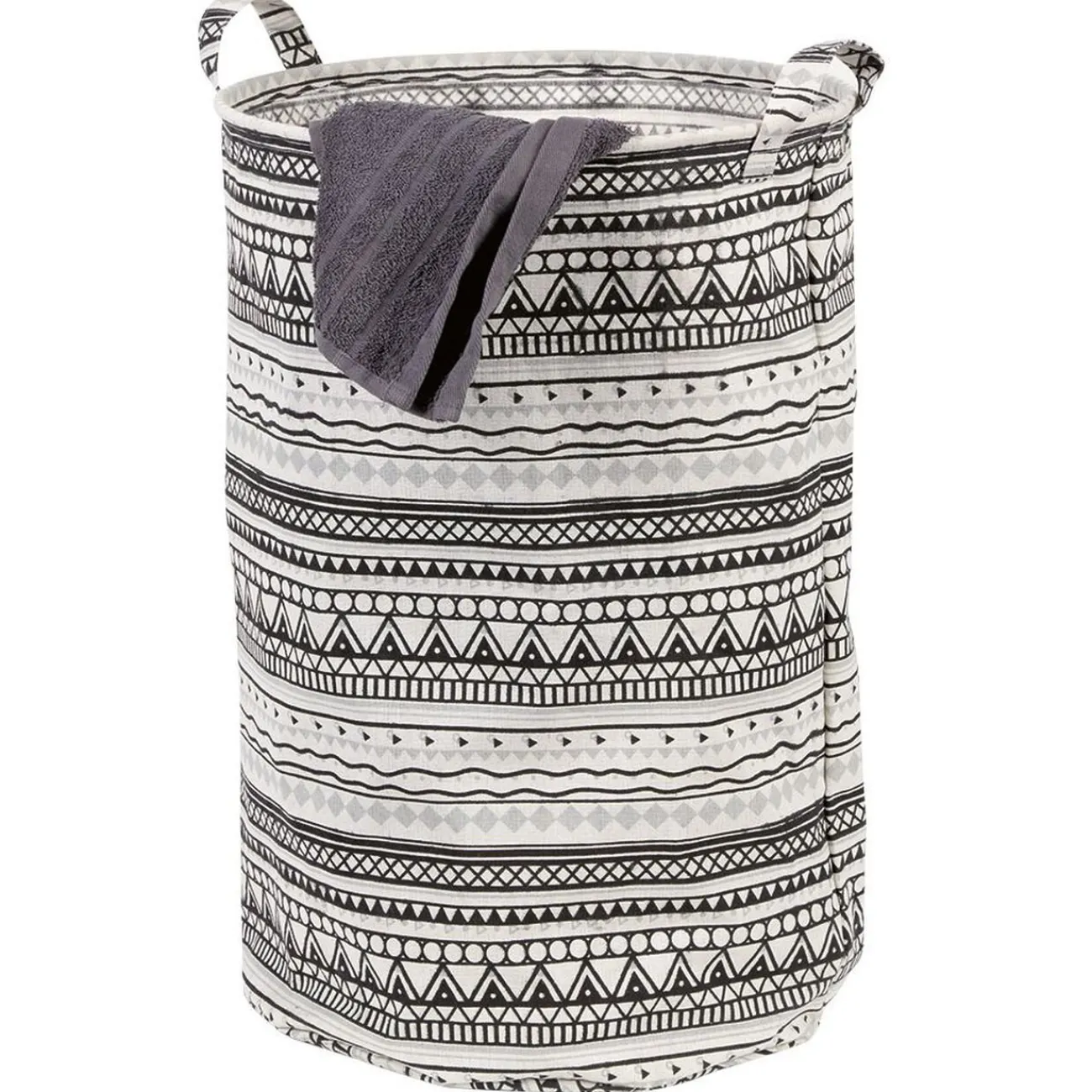 Gifi Entretien Du Linge|Panière à linge waterproof imprimé en coton