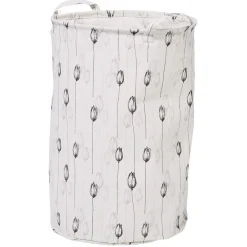 Gifi Entretien Du Linge|Panière à linge waterproof imprimé en coton