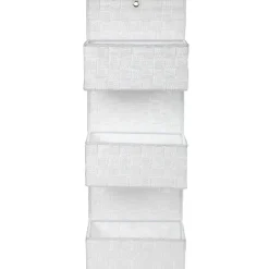 Gifi Rangement|Panière 3 niveaux blanche