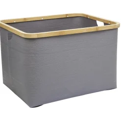 Gifi Rangement|Panière armature bambou grand modèle