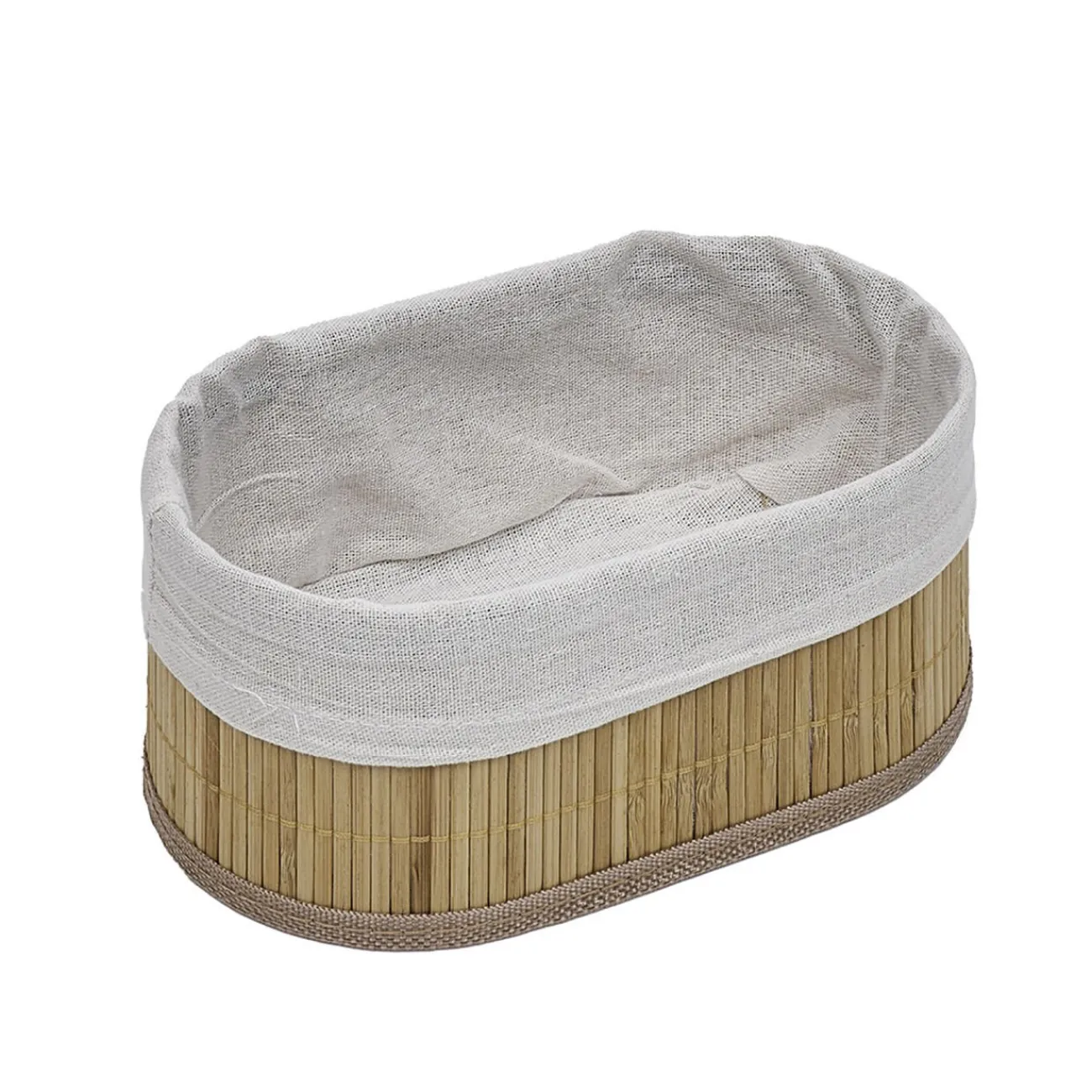 Gifi Aménagement Salle De Bain^Panière bambou x3