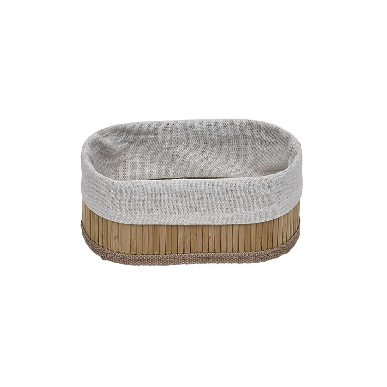 Gifi Aménagement Salle De Bain^Panière bambou x3