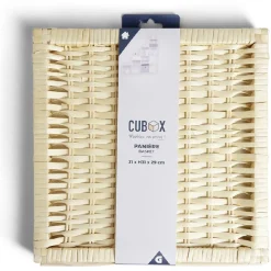 Gifi Rangement|Panière bimatière Box Cube 31xH31x29cm