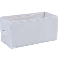 Gifi Rangement|Panière blanche rectangulaire Box Cube