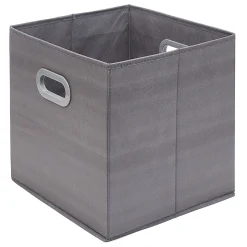 Gifi Rangement|Panière Box Cube en carton revêtement tissu x2