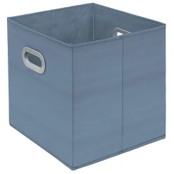 Gifi Rangement|Panière Box Cube en carton revêtement tissu x2