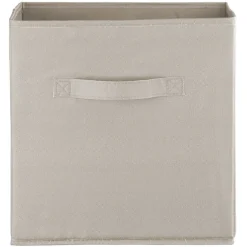 Gifi Rangement|Panière Box Cube 31x29x31cm beige