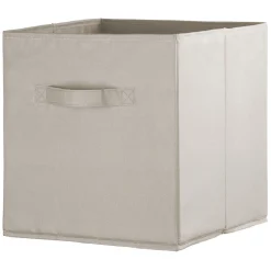 Gifi Rangement|Panière Box Cube 31x29x31cm beige