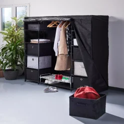 Gifi Rangement|Panière Box Cube 31x31x31cm blanc