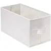 Gifi Rangement|Panière Box Cube 15x31x15cm blanc