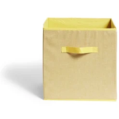 Gifi Rangement|Panière Box Cube 31x29x31cm multicolore