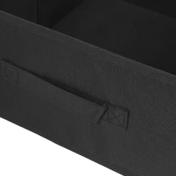 Gifi Rangement|Panière Box Cube 31x15x31cm noir