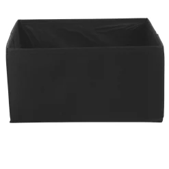 Gifi Rangement|Panière Box Cube 31x15x31cm noir