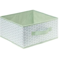 Gifi Rangement|Panière Box Cube 15x29x31cm vert